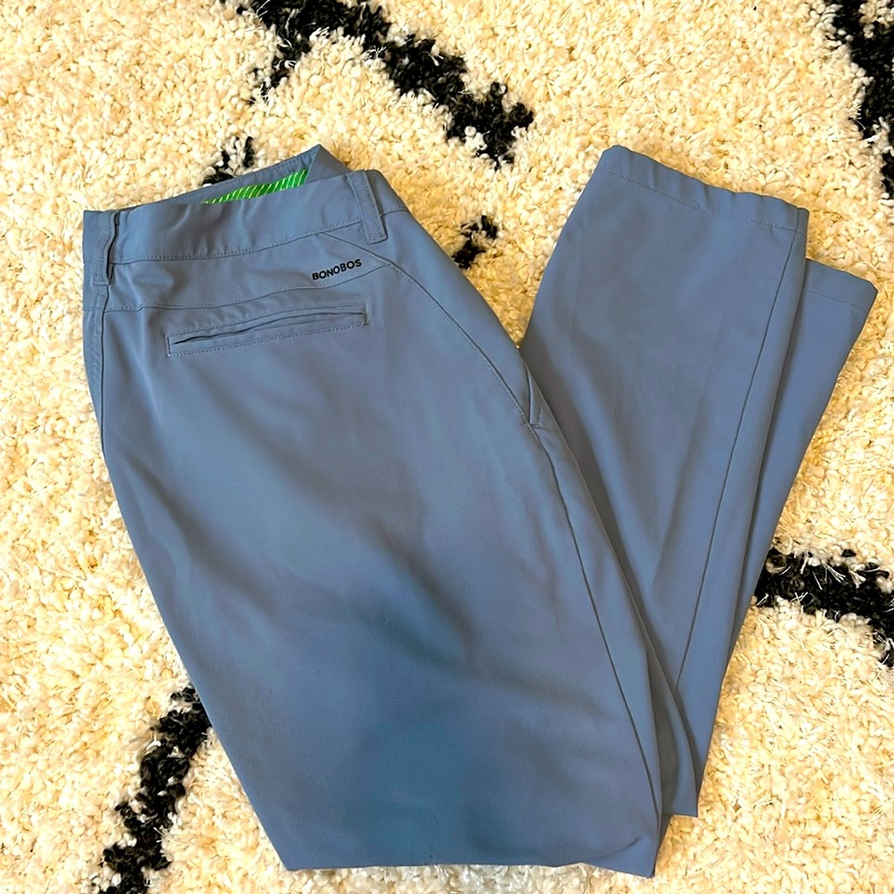 Bonobos Golf Pants (baby blue) / 34x28 slim taper